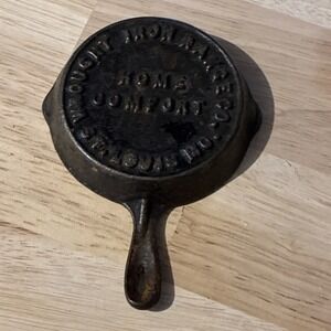 Vtg Miniature Cast Iron Skillet ST LOUIS Iron Range Salesman Sample Advertising